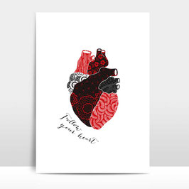 A4 Artprint "Follow your heart"