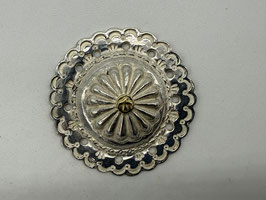 【ほぼ新品】小金メタル付フラワーコンチョ①