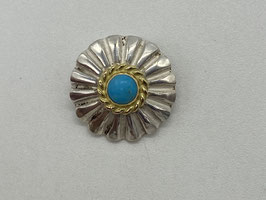 【美品】金縄ターコイズコンチョ①