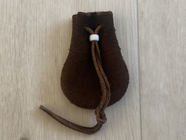 【良品】巾着ポーチＸＳ【こげ茶】