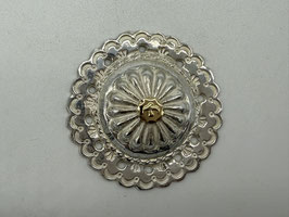 【極美品】金メタル付フラワーコンチョ①【最新キャスト】