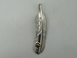 【新品】金メタル付特大フェザー右②【現行】