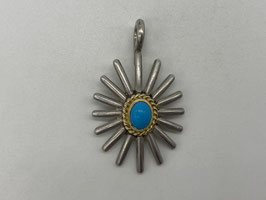 【美品】金縄ターコイズウニトップ大①