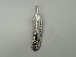 【新品】金メタル付特大フェザー右⑥【現行】