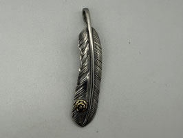 【良品】金メタル付特大フェザー右①【現行】