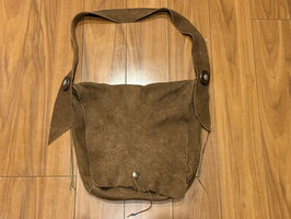 【良品】ディアスキンショルダーバックM【こげ茶】