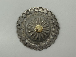 【良品】金メタル付フラワーコンチョ①【現行】