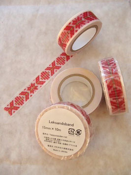 Washi-tejp m. Leksandsband motiv / レクサンドバンド柄のマスキングテープ