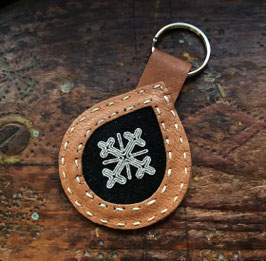 Material för samisk nyckelring / ピューター刺繍のキーホルダー用キット