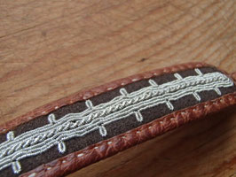 Samisk armband / サーミ族のピューター刺繍ブレスレット