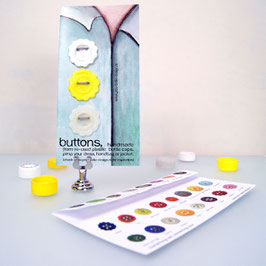 BottleCapButton sale white/yellow