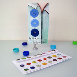 BottleCapButton Blue