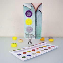 BottleCapButton purple/ grey/yellow