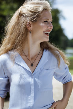 French cut earrings