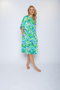 Emily Van Den Bergh Blusenkleid, aqua green