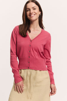 Tranquillo Cardigan "Linaa", holly berry