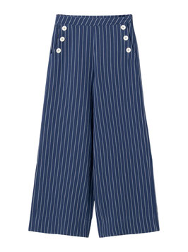 Mademoiselle Yéyé Marlene-Hose "Promenade", striped