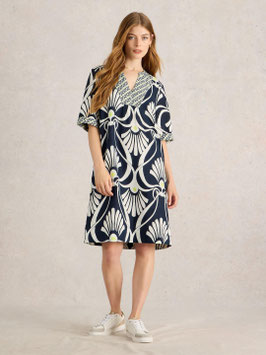 White Stuff Leinen-Kleid "Ash", navy pr