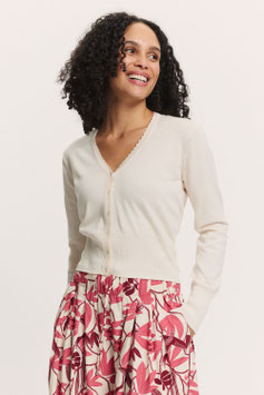 Tranquillo Cardigan "Linaa", white