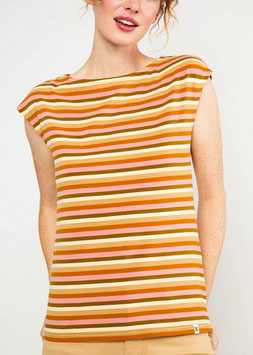 Blutsgeschwister Top "Boxy Babe", blushing sunbeams stripes