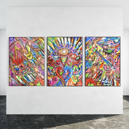 DOPED OUT M - JAZZMOSIS - Triptych