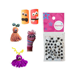 SELANUSA Ojos movibles No. 10mm (Bolsa c/50)