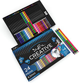 INDRA CREATIVE Lapices de Colores 24+4 (IND-0276)