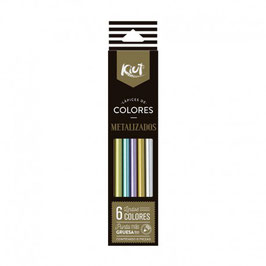 NORMA KIUT Lapices de Colores Metálicos 6