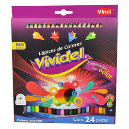 Dixon Lapices de Colores Vividel 24