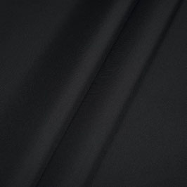 Outdoor Stoff 1lfm 1,6m breit Polyester Oxford 250D wasserfest und winddicht - uni - einfarbig - Schwarz