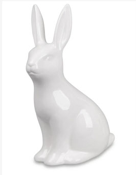 Formano Hase Oster-Hase Klassisch-weiss Oster-Deko Keramik