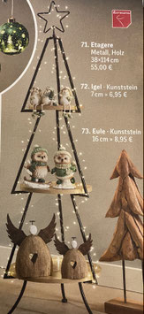 Formano Etagere Weihnachtsbaum Metall Holz