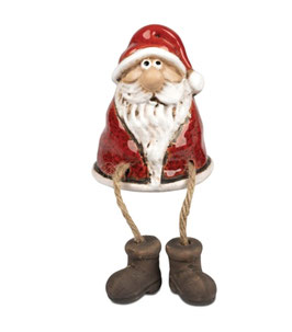 Weihnachtsmann Kantenhocker Weihnachten-Winter-Dekoration