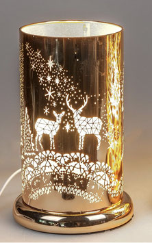Formano Touch-Lampe Beleuchtung Weihnachten Idee gold Hirsch Reh Sterne