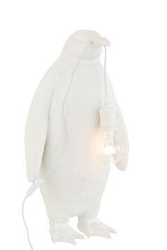 Lampe-Tischlampe Pinguin weiß