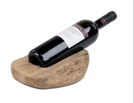 Formano Wein-Flaschenhalter Teaknaturbraun Holz