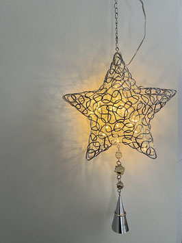 Formano Stern Metall Deko-Idee-Weihnachten-Fensterdeko beleuchtet