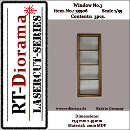 Window No. : 3 (3 pcs)