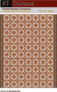 Printed Accessories: Oriental Waal and Floor Tiles Nr.5