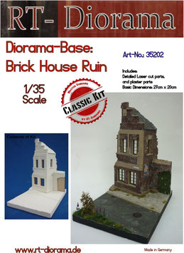 Diorama-Base:Brick House Ruin