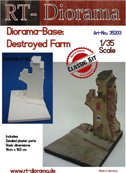 Diorama-Base: Destroyed Farm