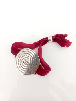 Pater Noster silver /red