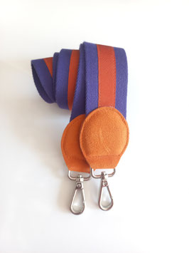 Shoulderstrap purple / burned orange