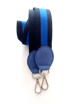 Shoulder strap - night blue / Yves Klein blue - silver