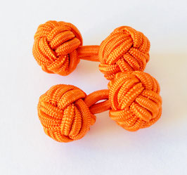 Silk knots - orange