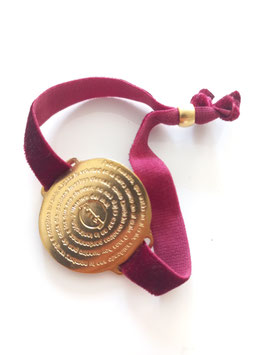 Pater Noster - gold plated / red