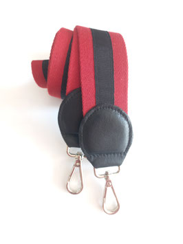 Shoulderstrap dark red/black