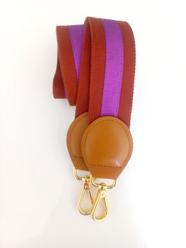 Shoulderstrap maroni / mangenta