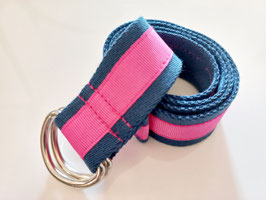 Kindergürtel Navy / pink