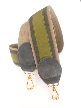 Shoulder strap - taupe / olive shades
